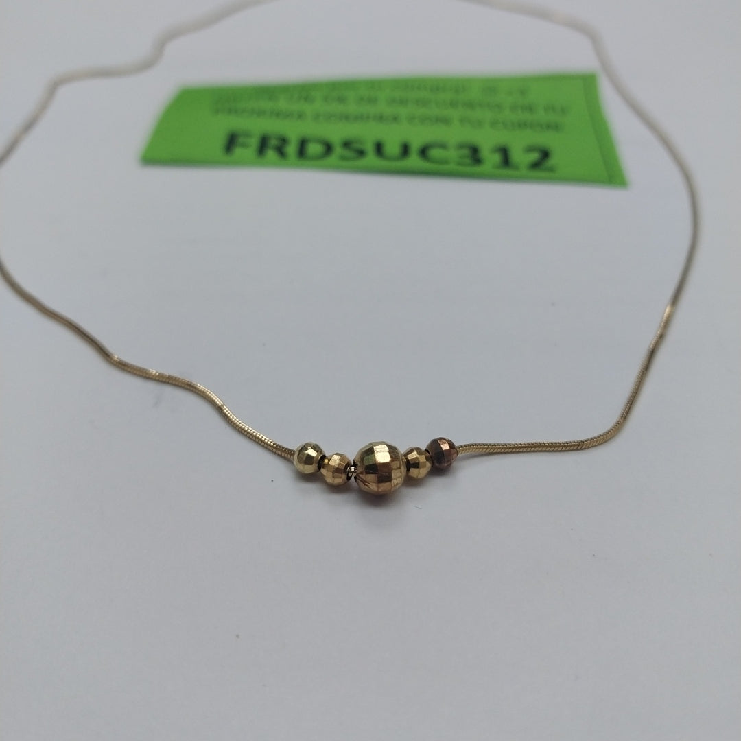 GARGANTILLA ORO 14 K 2.8 GRMS (SEMINUEVO)