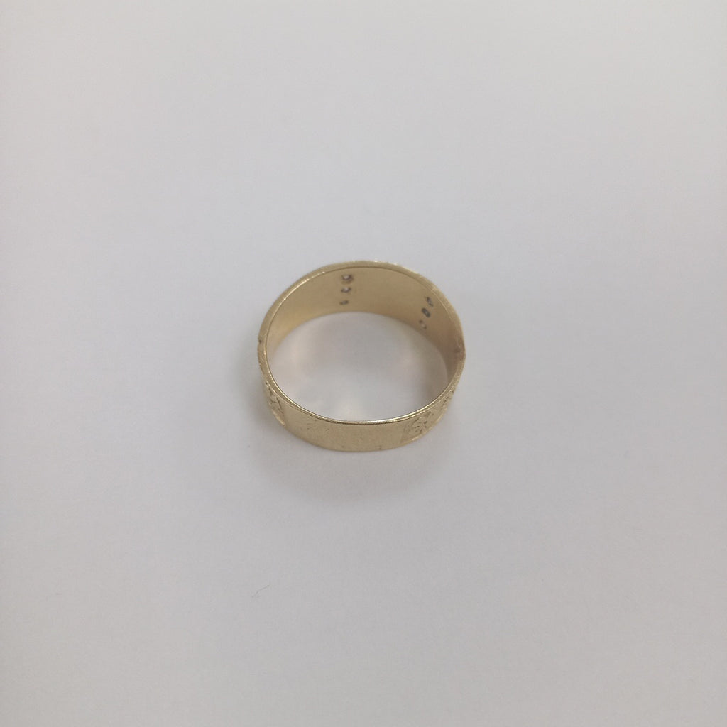ARGOLLA DE LA SUERTE ORO 14 K 4.2 GRMS (SEMINUEVO)