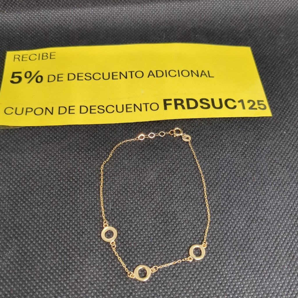 PULSERAS DAMA ORO 14K 1.2 (NUEVO)