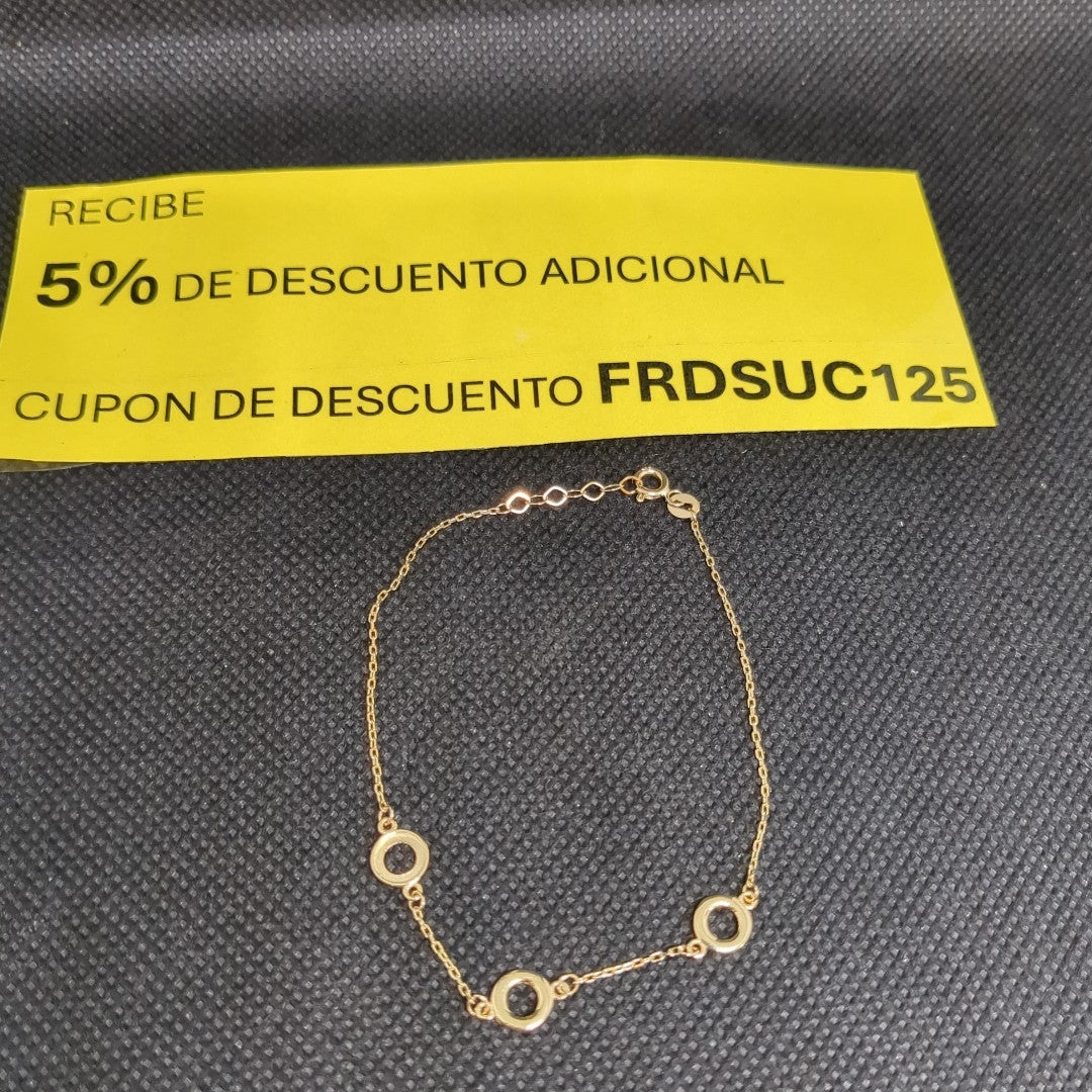 PULSERAS DAMA ORO 14K 1.2 (NUEVO)