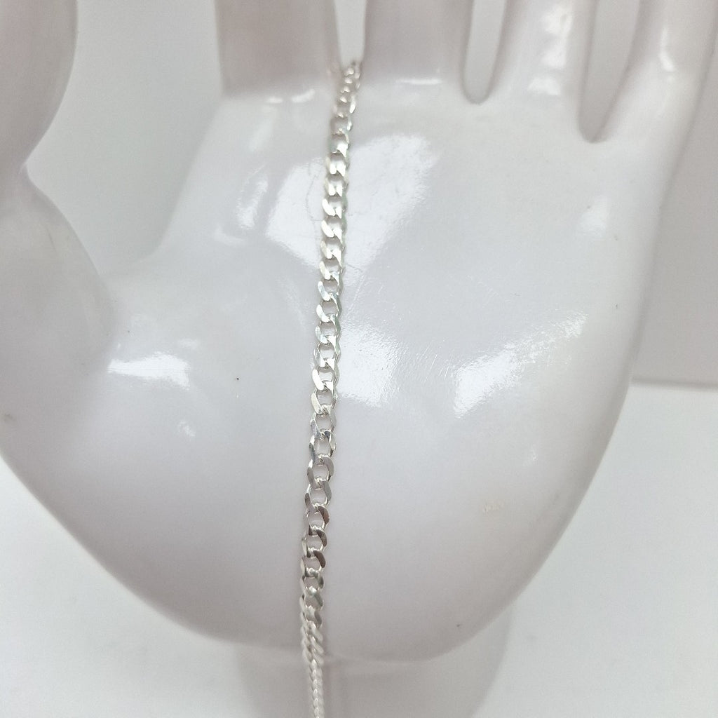 PULSERA BARBADA PLATA .925 21 CM 2.93 GR (NUEVO)