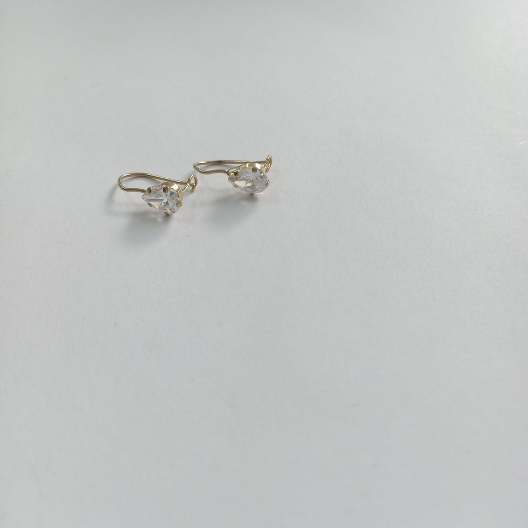 ARETES PAR ORO 10 K 0,90 GRMS (SEMINUEVO)