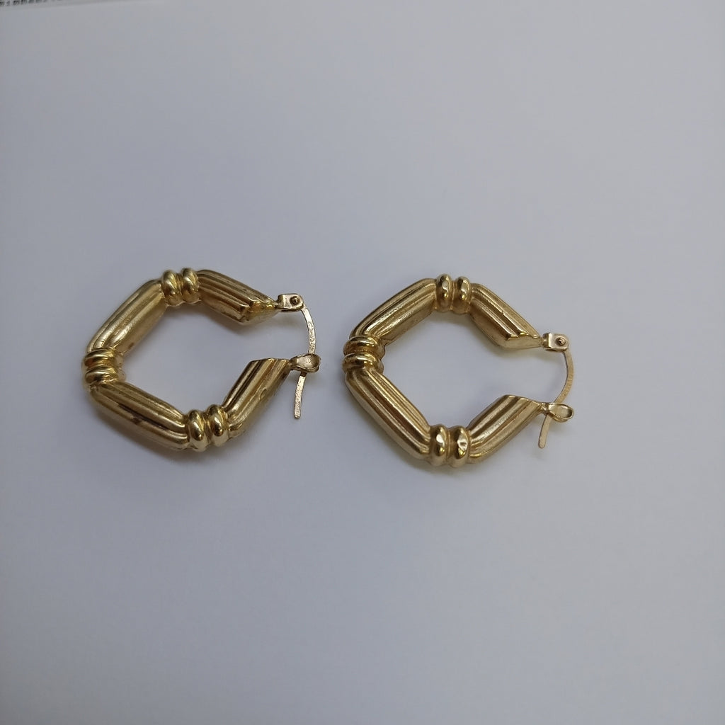 ARRACADAS PAR ORO 10 K 3,00 GRMS (SEMINUEVO)