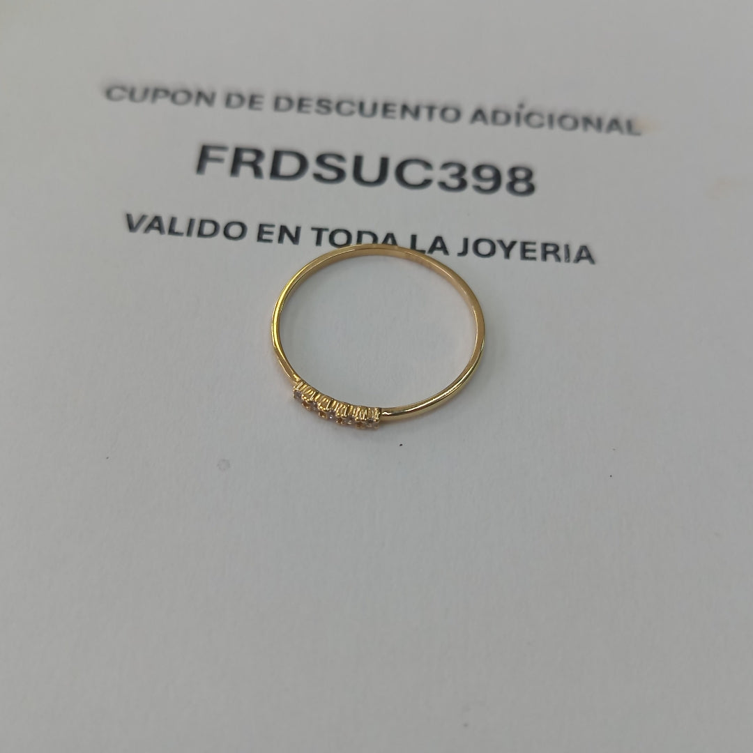 ANILLOS DAMA ORO 14K 0.8 (NUEVO)
