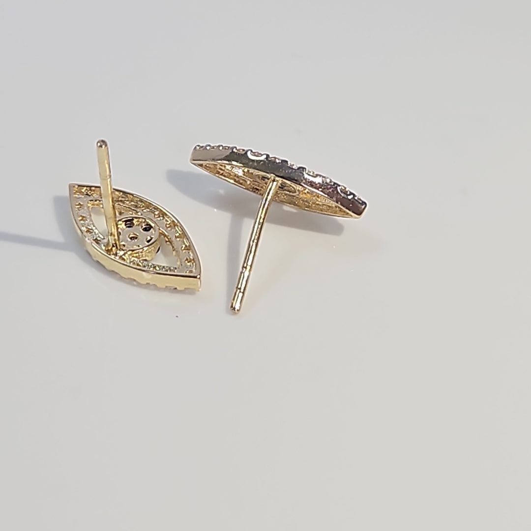 BROQUELES ORO 14K 1.5 (NUEVO)