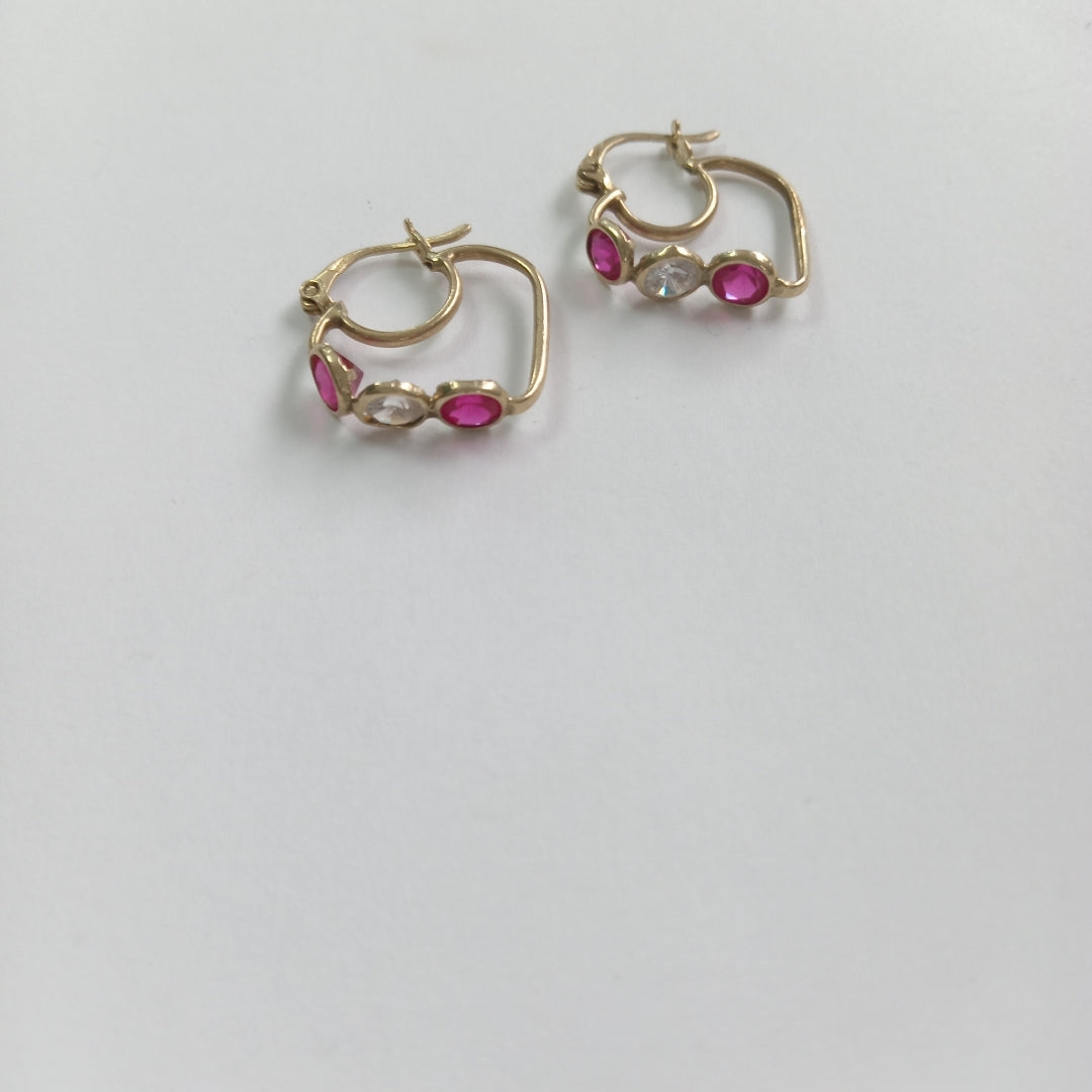 ARETES PAR ORO 10 K 2,20 GRMS (SEMINUEVO)