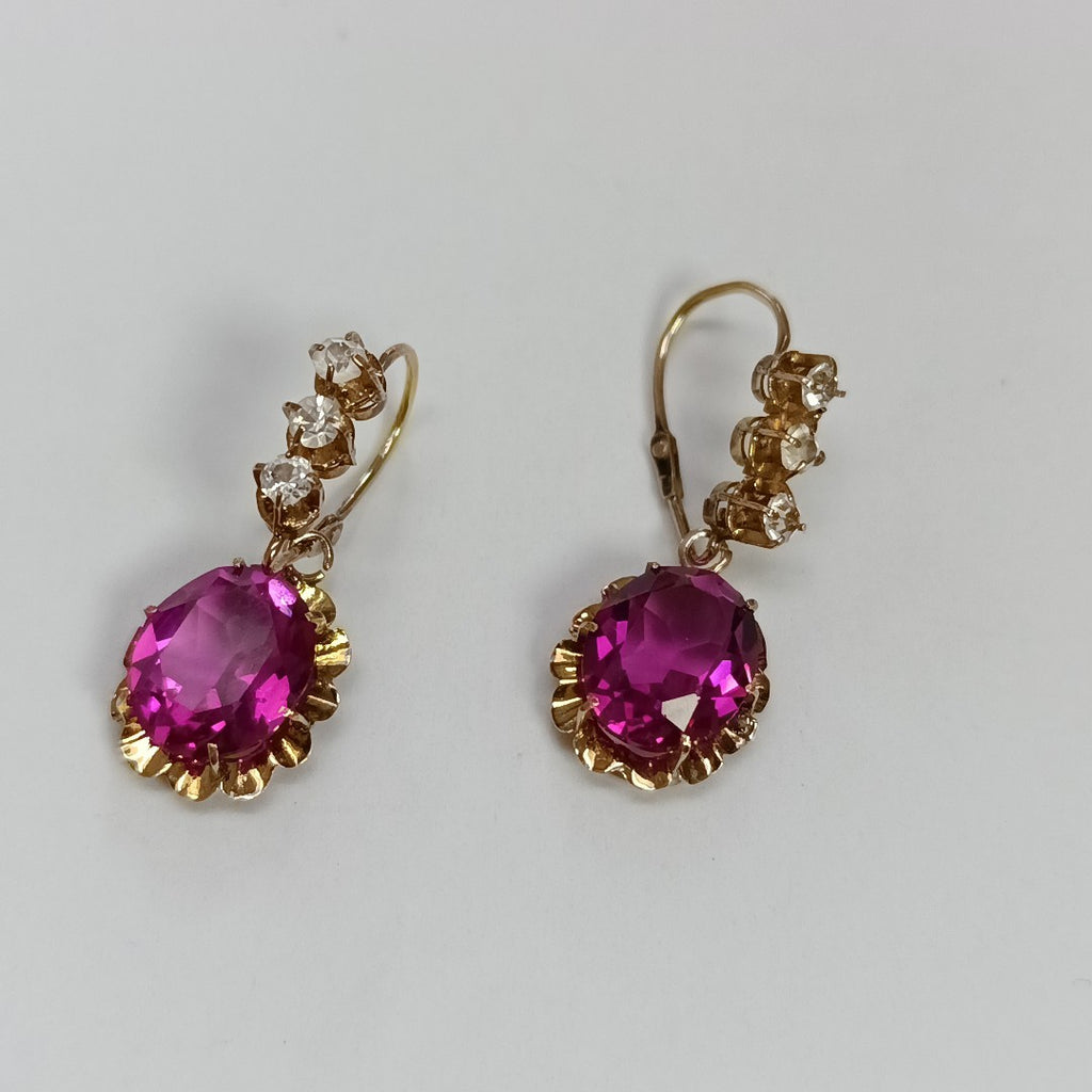 ARETES PAR ORO 8 K 4.4 GRMS (SEMINUEVO)