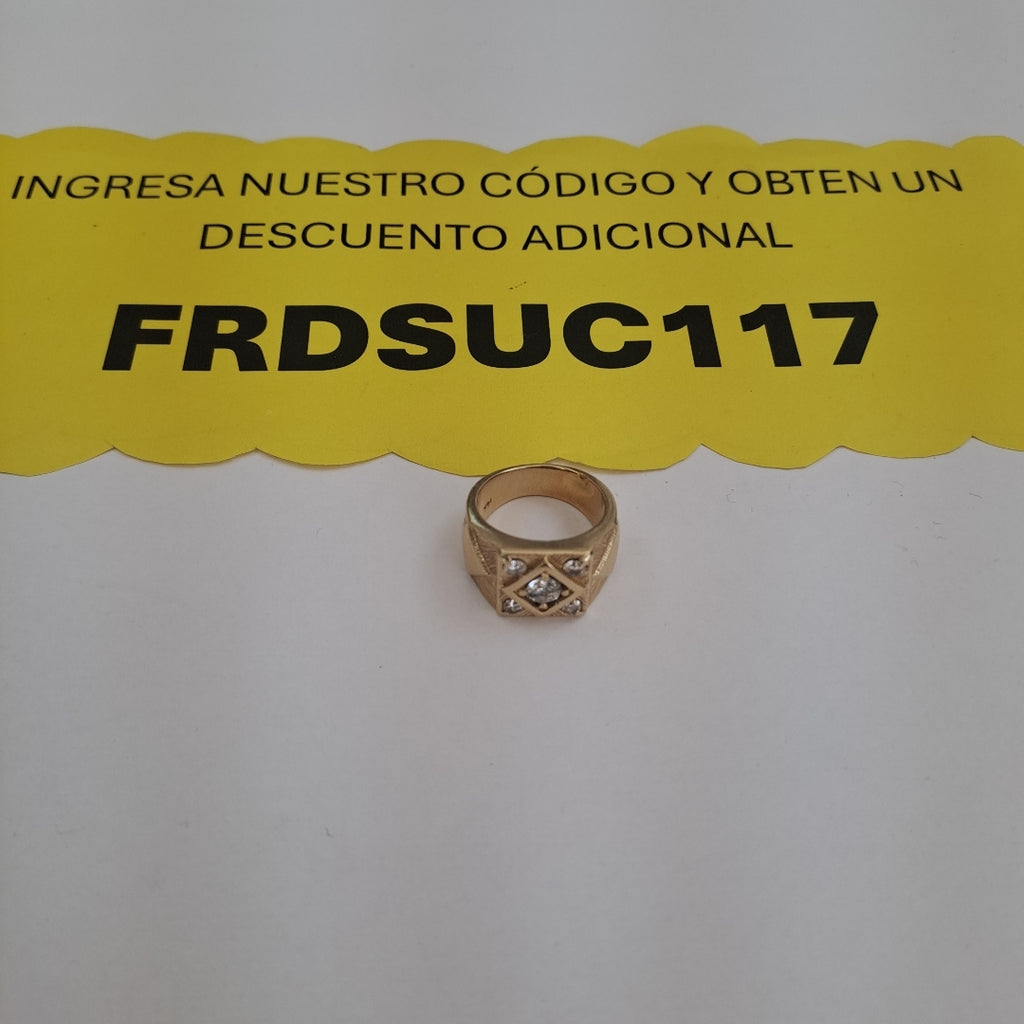 ANILLO ORO 14 K 13.3 GRMS (SEMINUEVO)
