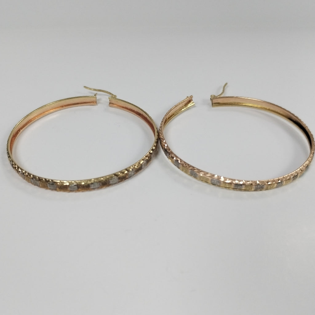 ARRACADAS PAR ORO,ORO COMBINADO 14 K 4,60 GRMS (SEMINUEVO)