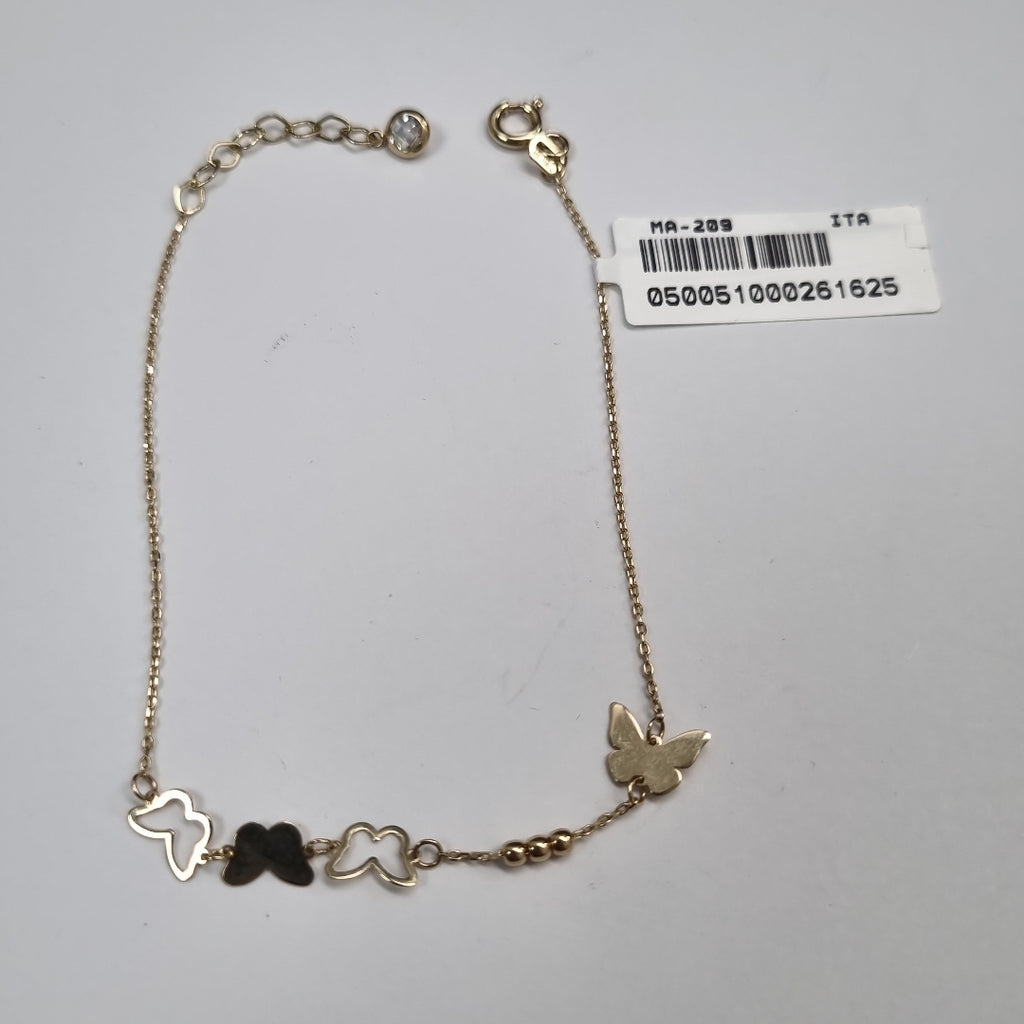 PULSERAS DAMA ORO 14K 1.1 (NUEVO)