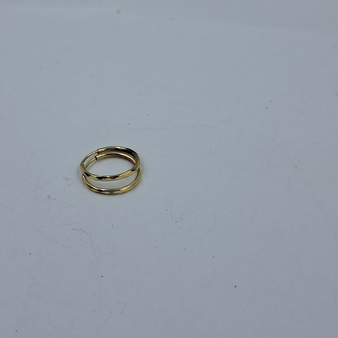 ARRACADAS PAR ORO 10 K 0.5 GRMS (SEMINUEVO)