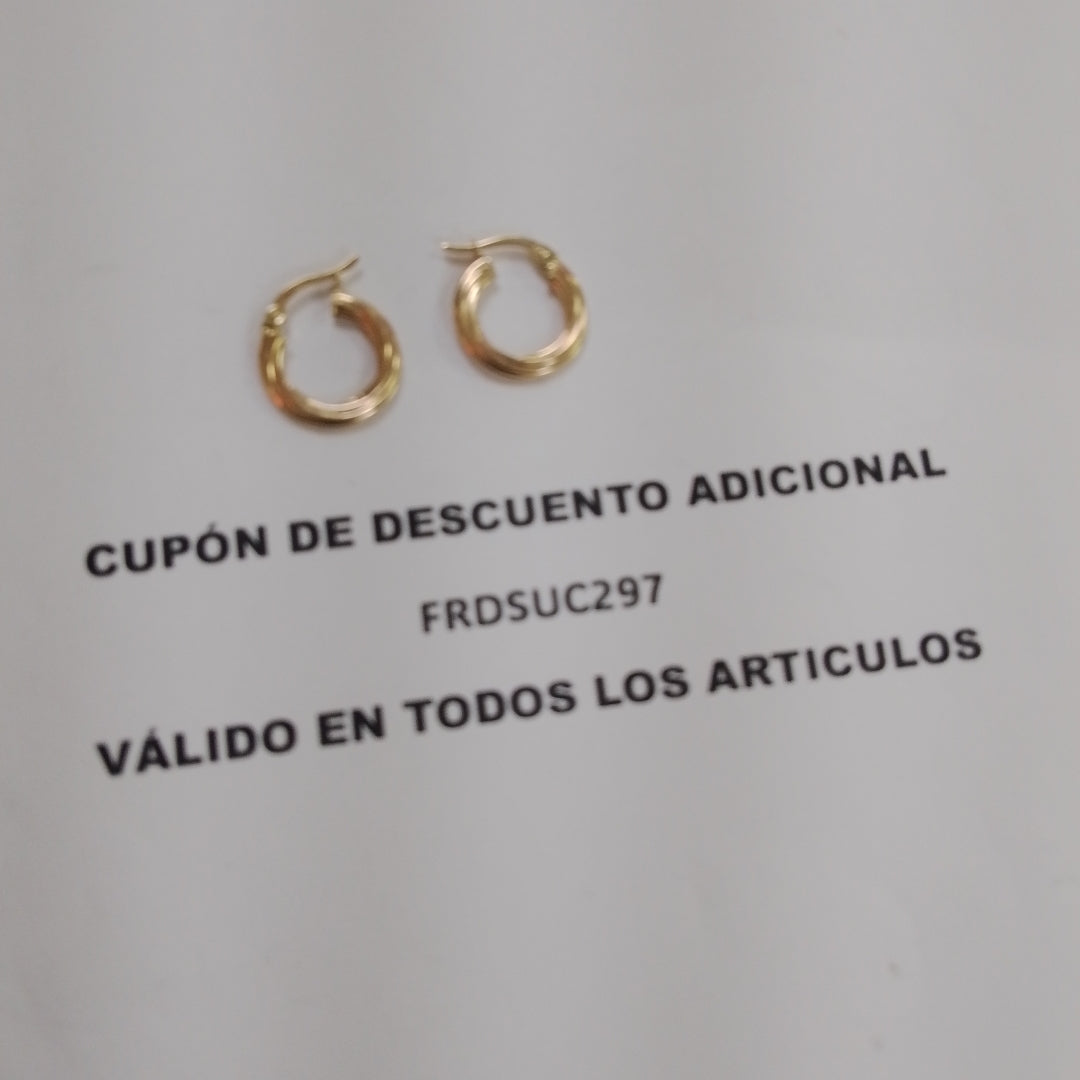 ARRACADAS ORO 14K 1.2 (NUEVO)