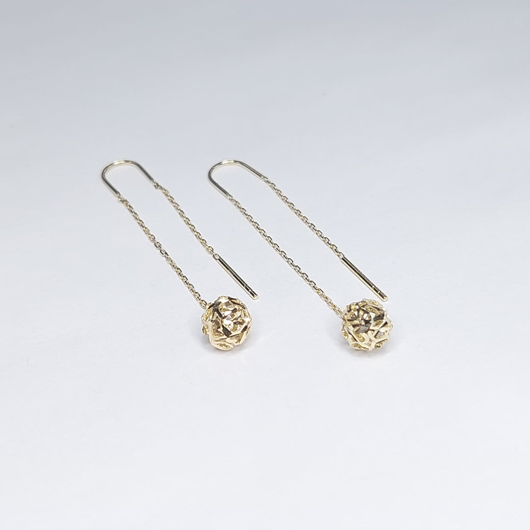 BROQUELES ORO 14K 1.7 (NUEVO)