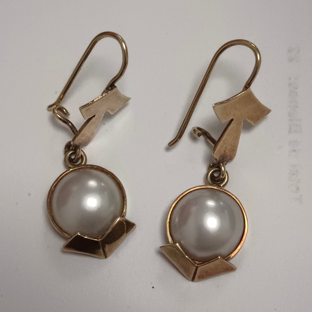 ARETES PAR ORO 14 K 4,90 GRMS (SEMINUEVO)