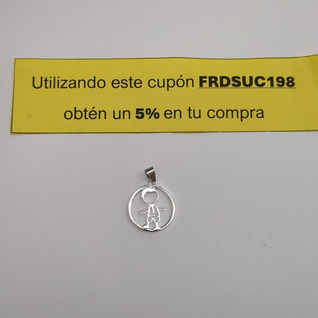 DIJE NIÑO PLATA .925 1.9 GR (NUEVO)