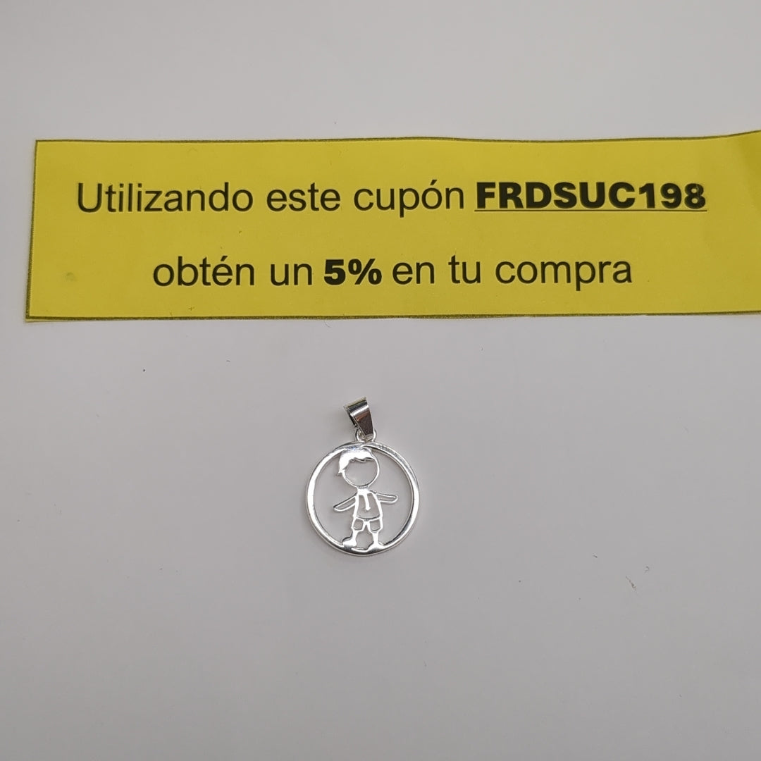 DIJE NIÑO PLATA .925 1.9 GR (NUEVO)