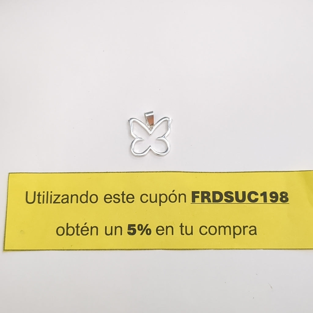 DIJE MARIPOSA PLATA .925 1.7 GR (NUEVO)