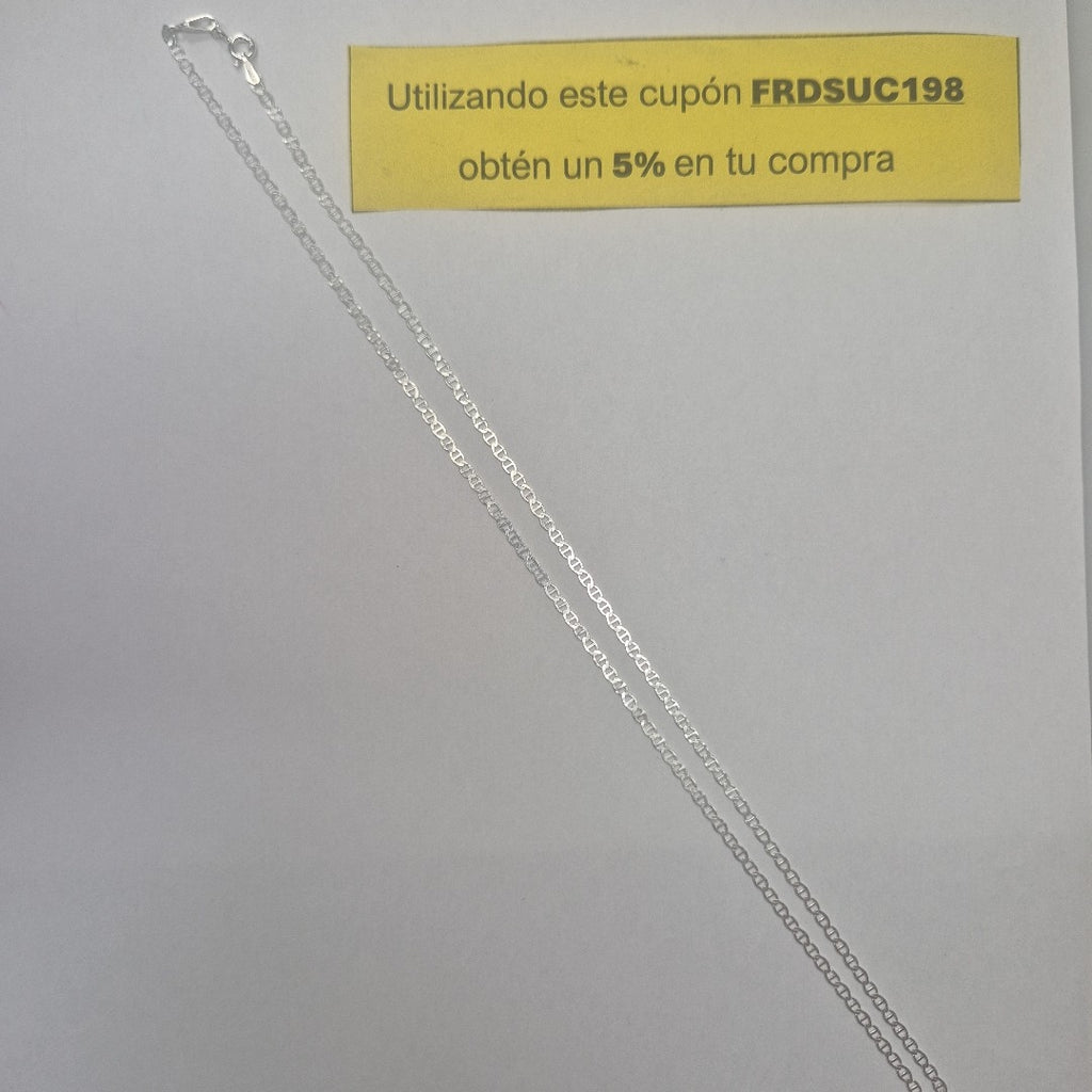 CADENA GUCHI PLATA .925 50 CM 3.13 GR (NUEVO)