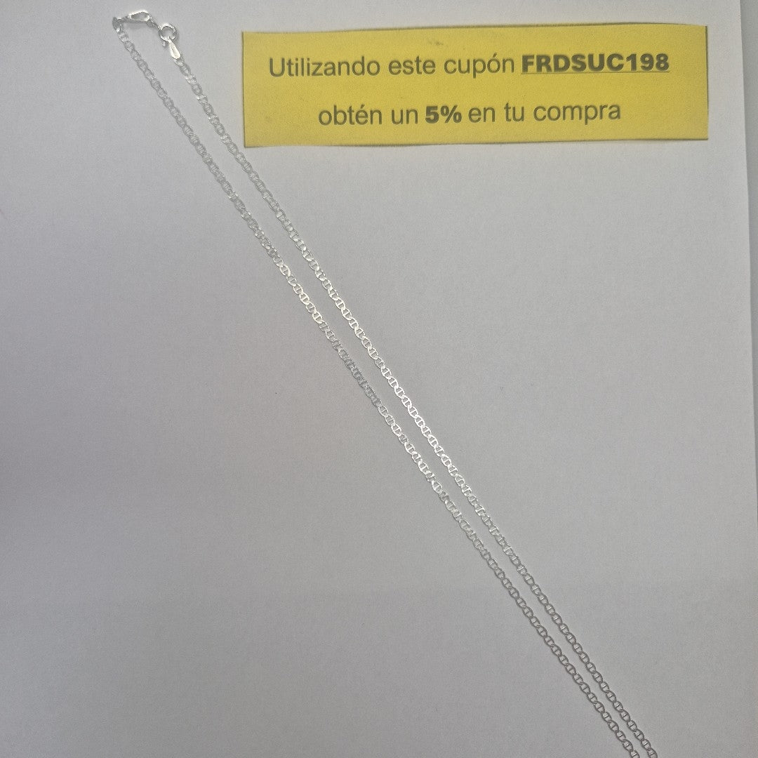 CADENA GUCHI PLATA .925 50 CM 3.13 GR (NUEVO)