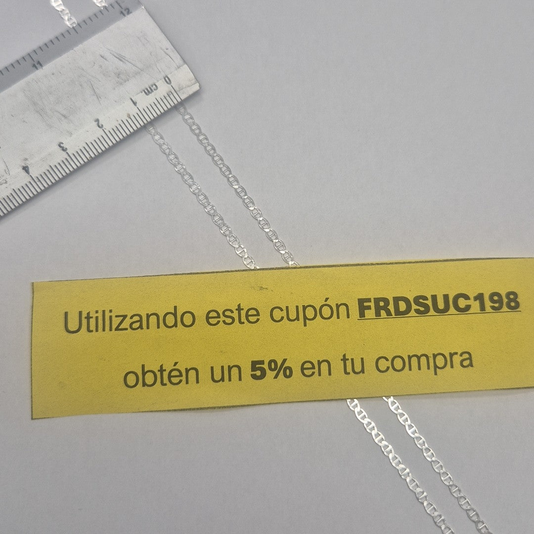 CADENA GUCHI PLATA .925 50 CM 3.13 GR (NUEVO)