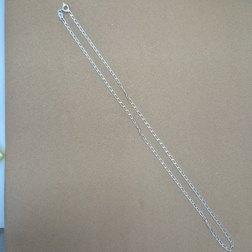 CADENA TEJIDO ESLABONES PLATA .925 50 CM 2.7 GR (NUEVO)