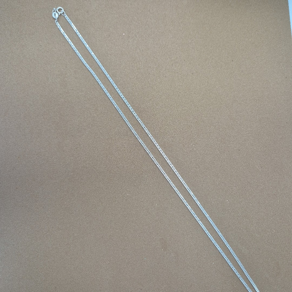 CADENA BARBADA PLATA .925 50 CM 4.22 GR (NUEVO)