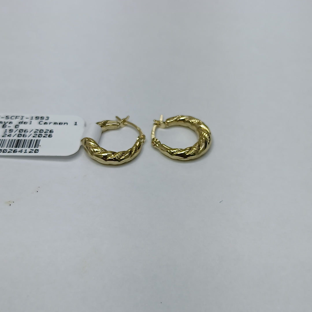 ARRACADAS ORO 10K 0.8 (NUEVO)