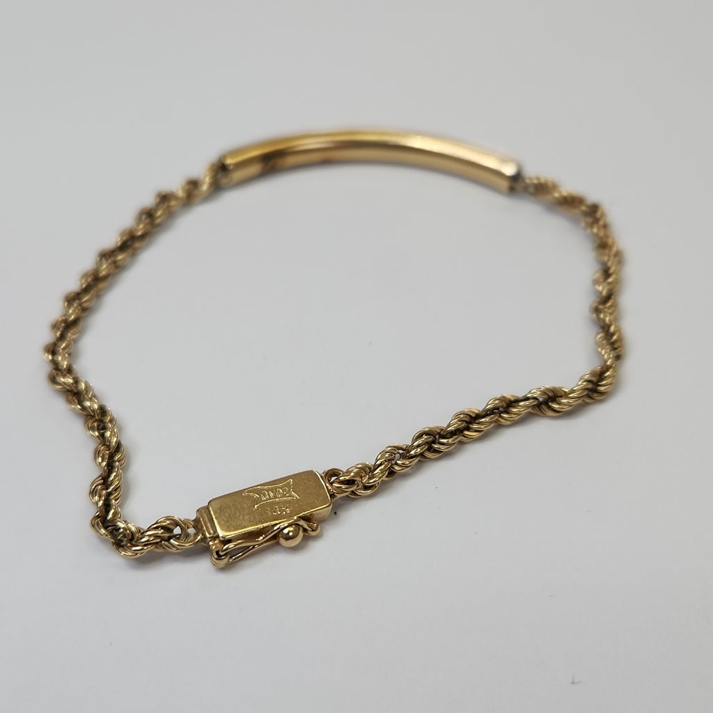 ESCLAVA ORO 14 K 9,30 GRMS (SEMINUEVO)