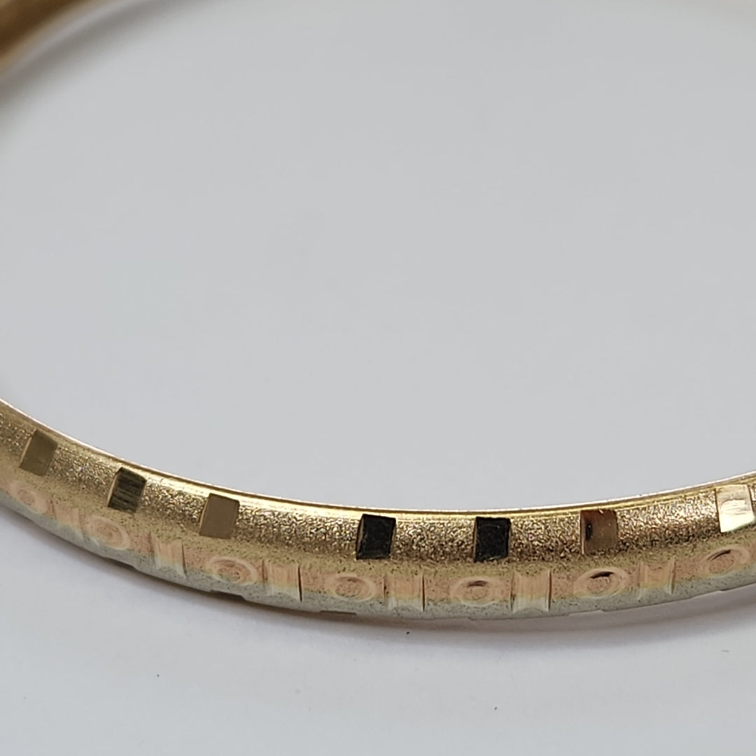 PULSERA RIGIDA ORO 14 K 7,20 GRMS (SEMINUEVO)