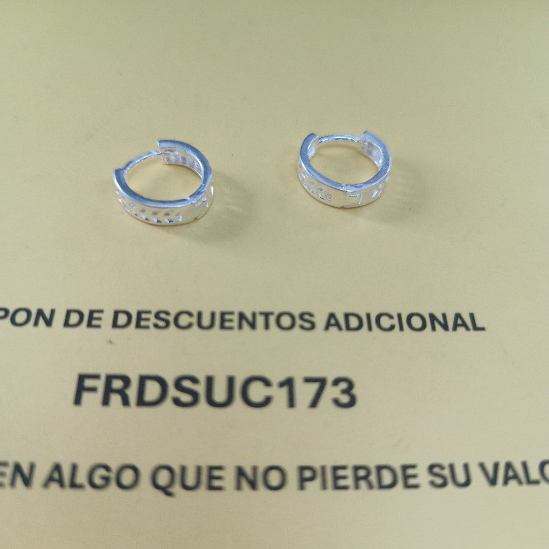 ARRACADAS PLATA .925 2.5 GR (NUEVO)