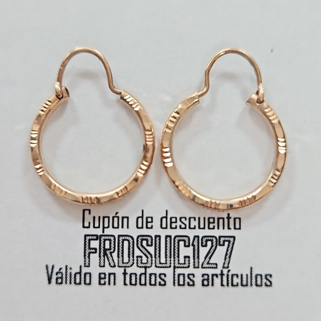 ARRACADAS PAR ORO 8 K 1 GRMS (SEMINUEVO)