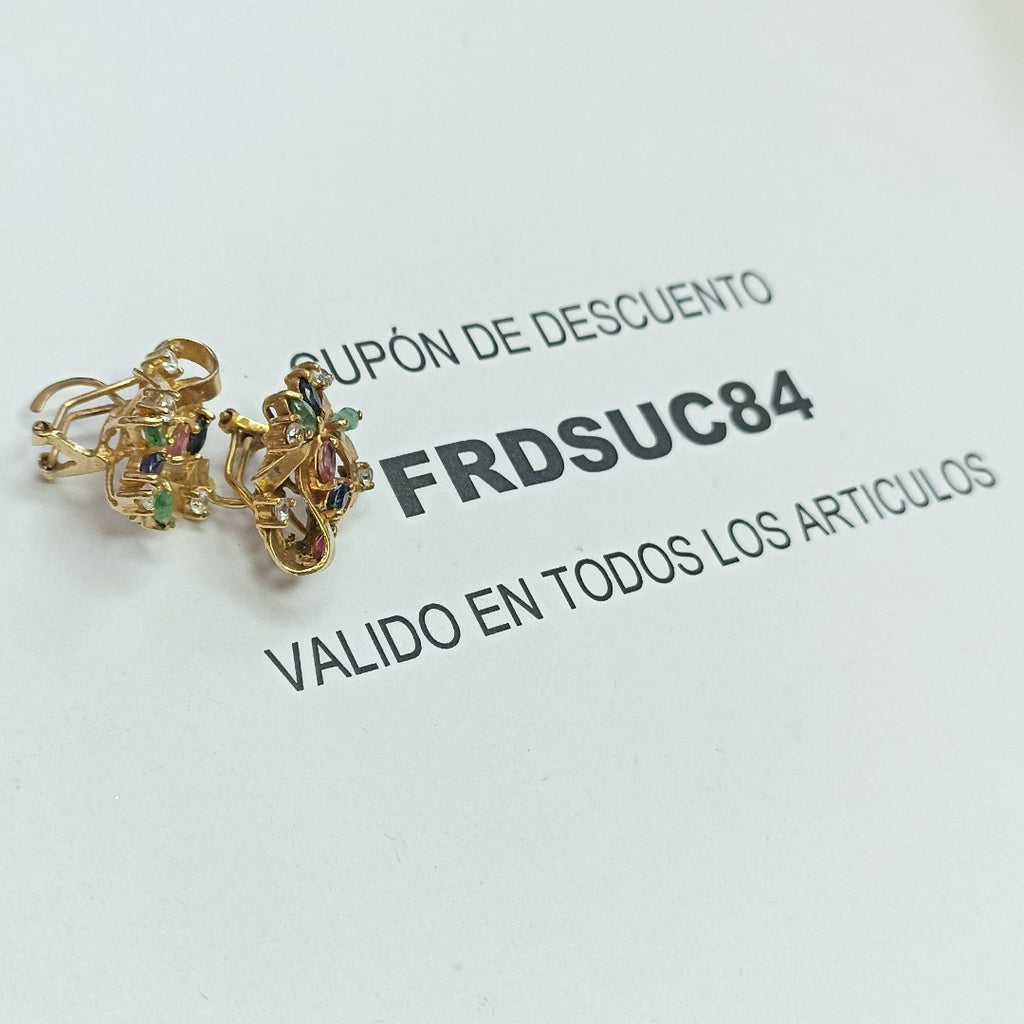 ARETES PAR ORO 10 K 4.9 GRMS (SEMINUEVO)