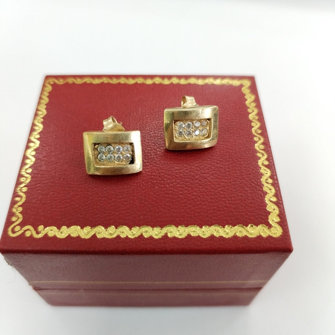 BROQUELES PAR ORO 14 K 3.1 GRMS (SEMINUEVO)