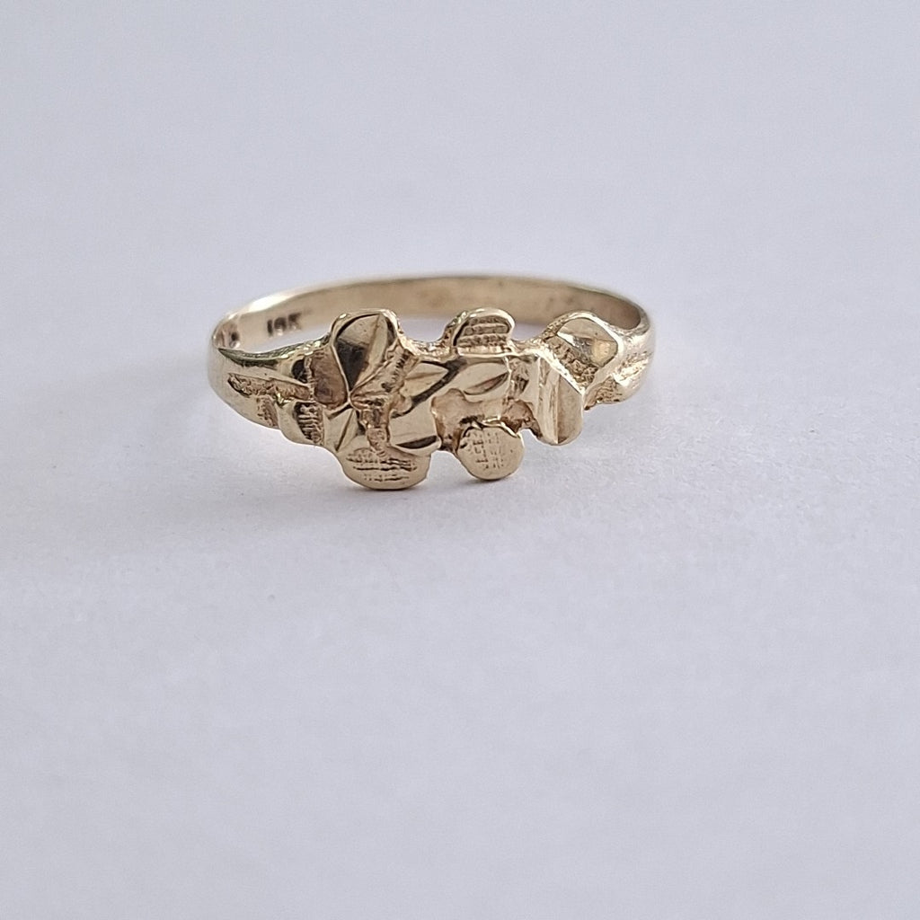 ANILLO ORO 10 K 1.1 GRMS (SEMINUEVO)