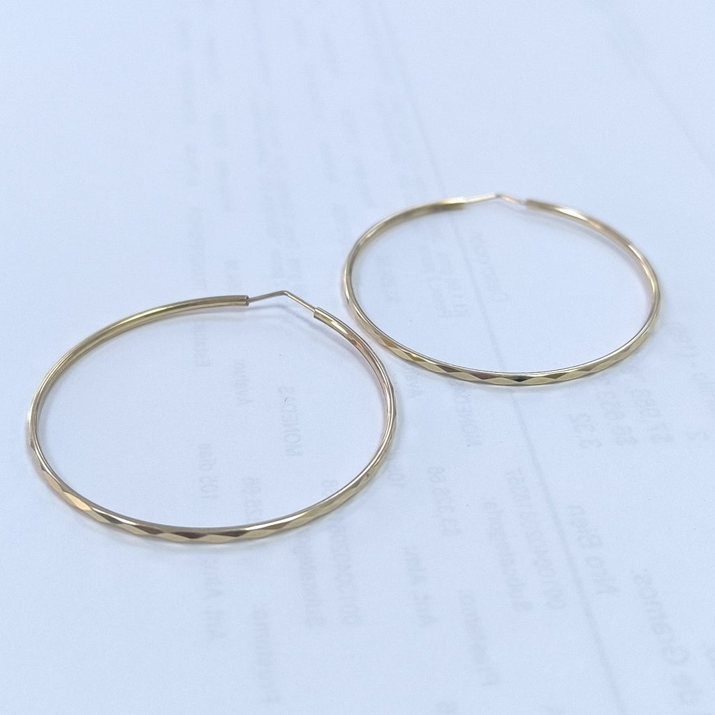 ARRACADAS PAR ORO 10 K 3,20 GRMS (SEMINUEVO)