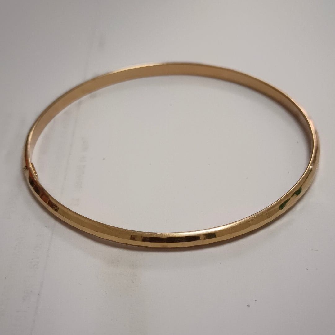 PULSERA RIGIDA ORO 14 K 3,50 GRMS (SEMINUEVO)