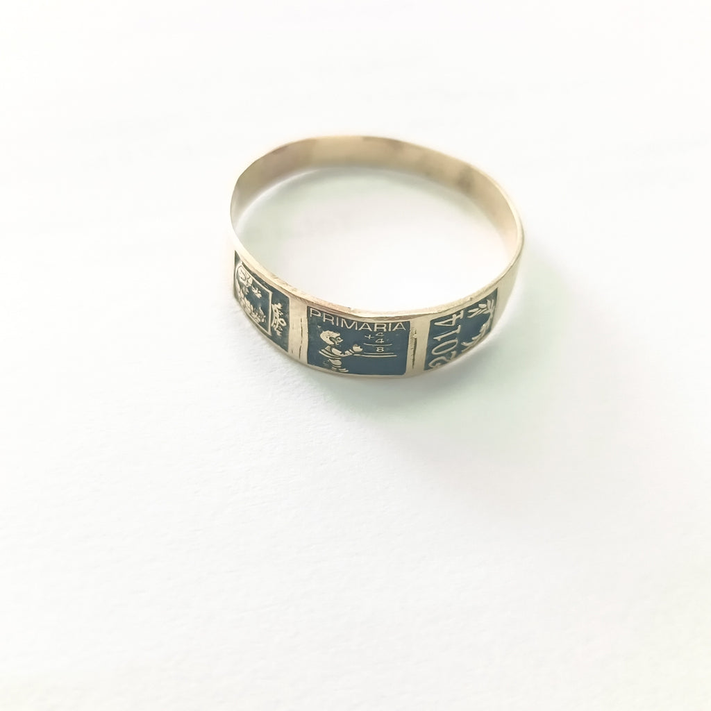 ANILLO DE GRADUACIÓN ORO 8 K 1,30 GRMS (SEMINUEVO)