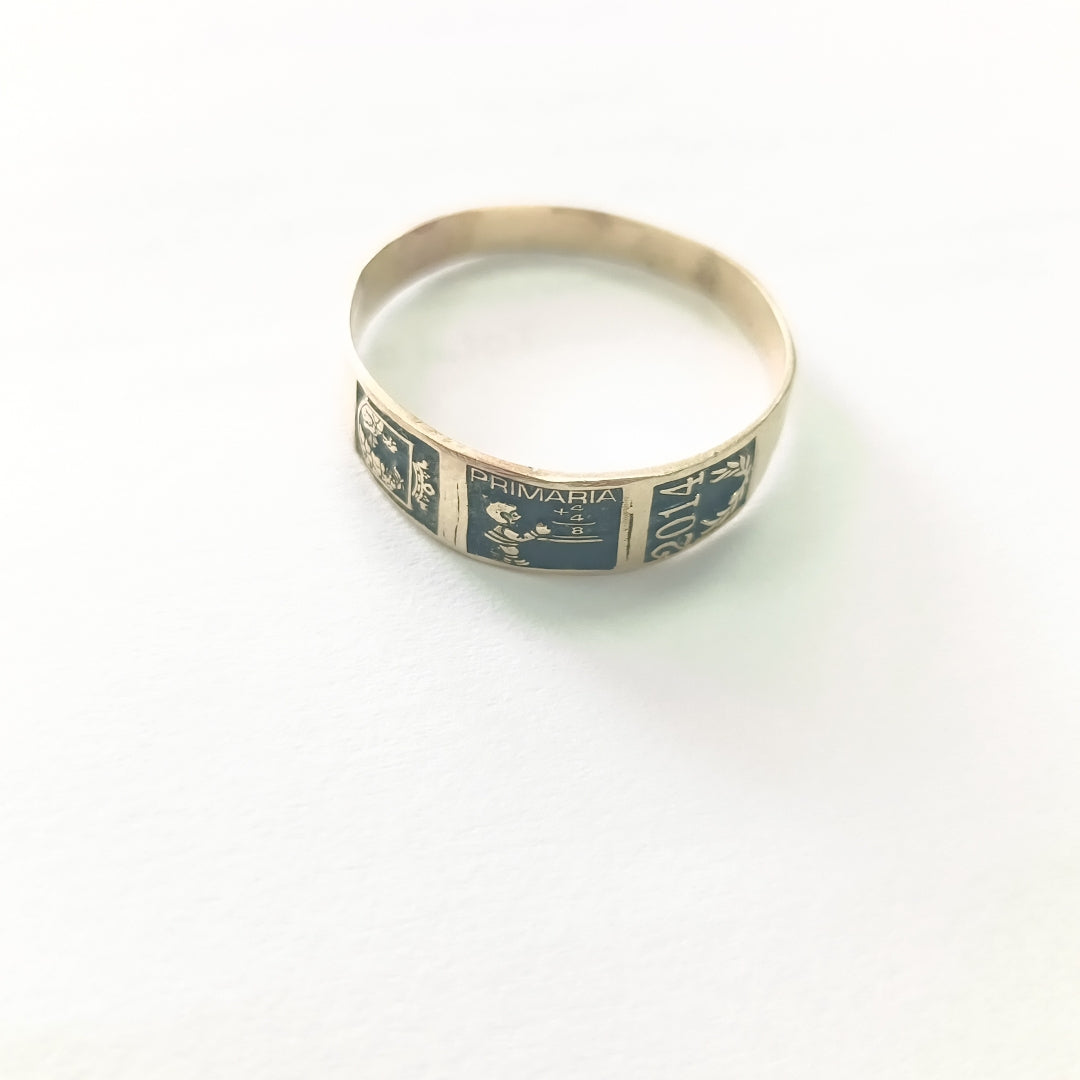 ANILLO DE GRADUACIÓN ORO 8 K 1,30 GRMS (SEMINUEVO)