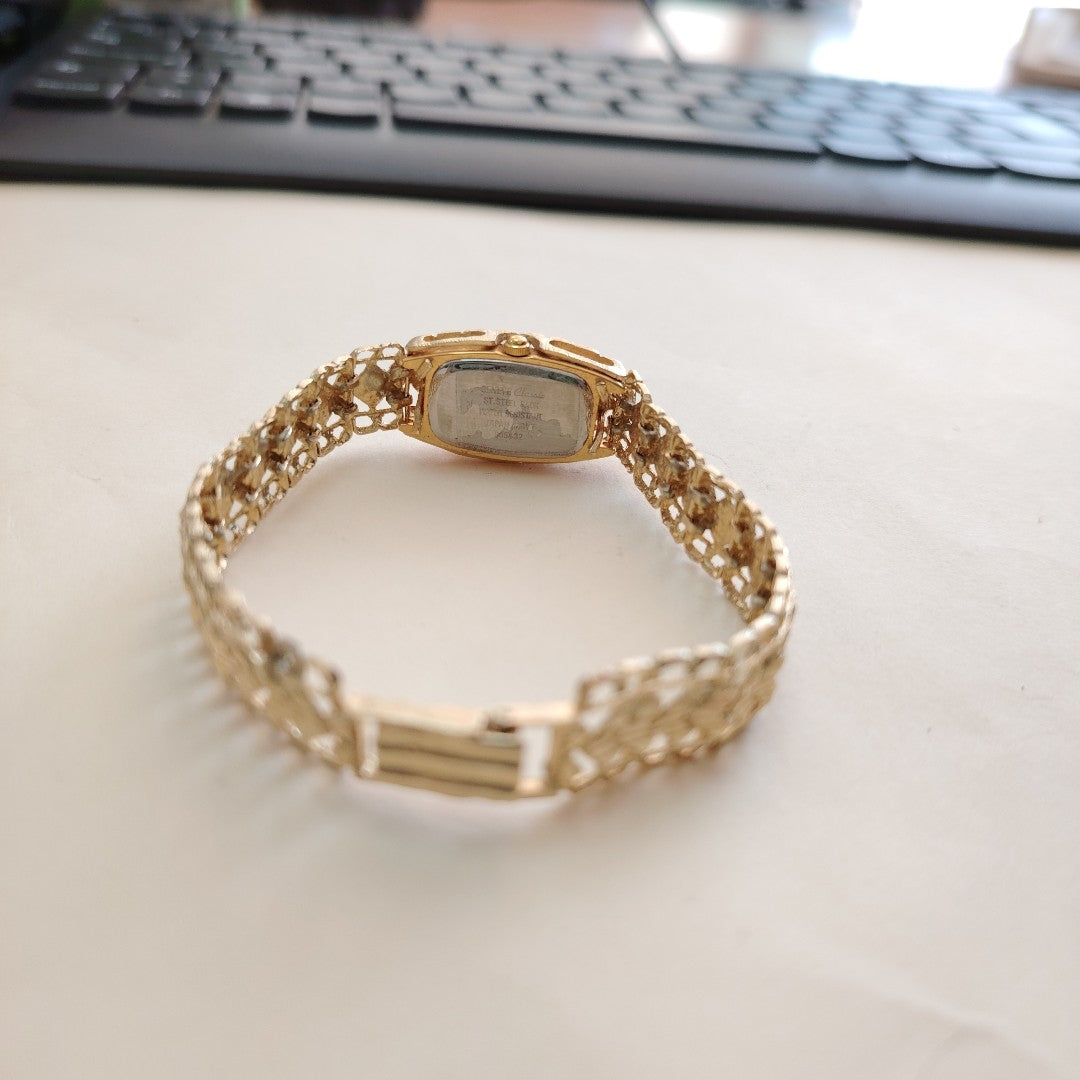 RELOJ CAJA ACERO PULSO ORO ORO 14 K 21.3 GRMS (SEMINUEVO)