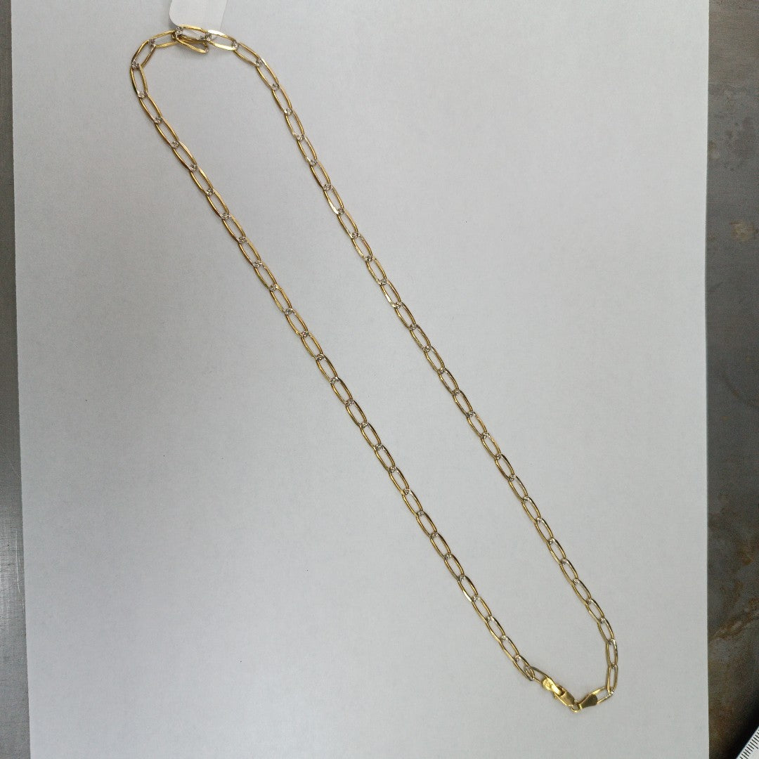CADENA TEJIDO ESLABONES 11.1G 55 CM (NUEVO)