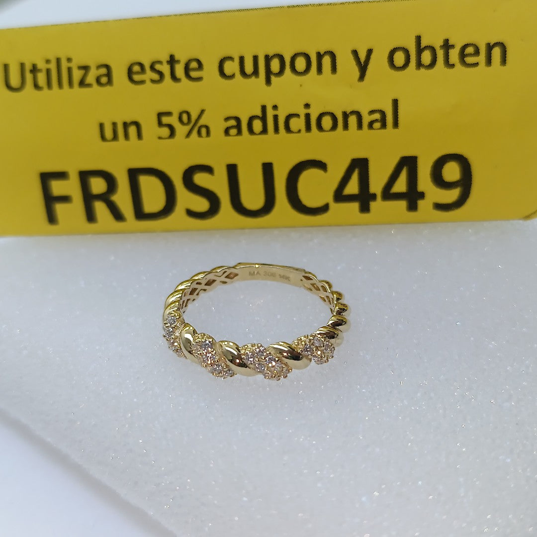 ANILLOS DAMA ORO 14K 1.6 (NUEVO)
