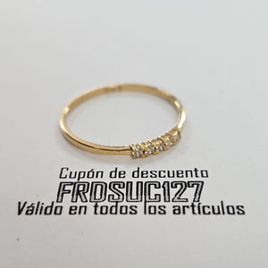 ANILLOS DAMA ORO 14K 0.8 (NUEVO)