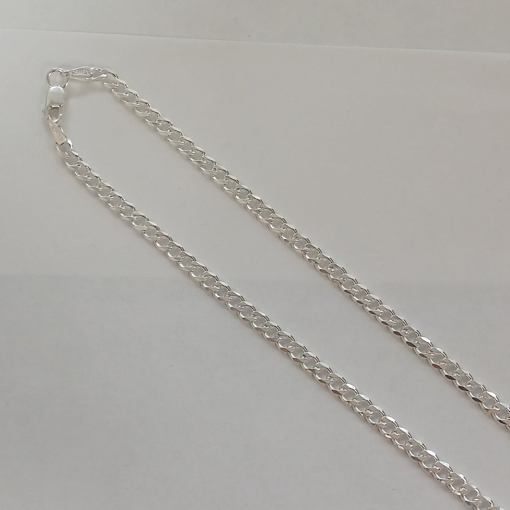 CADENA BARBADA PLATA .925 60 CM 9.22 GR (NUEVO)
