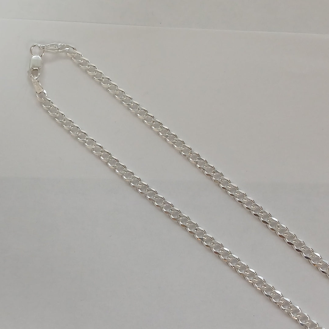 CADENA BARBADA PLATA .925 60 CM 9.22 GR (NUEVO)