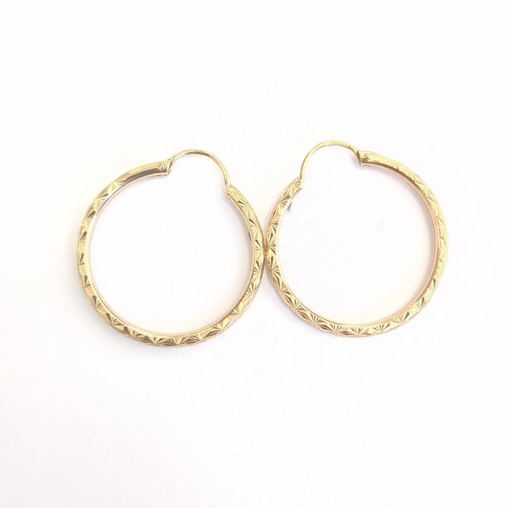 ARRACADAS PAR ORO 14 K 1.9 GRMS (SEMINUEVO)