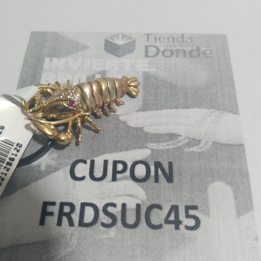DIJE ORO,ORO COMBINADO 14 K 6,30 GRMS (SEMINUEVO)