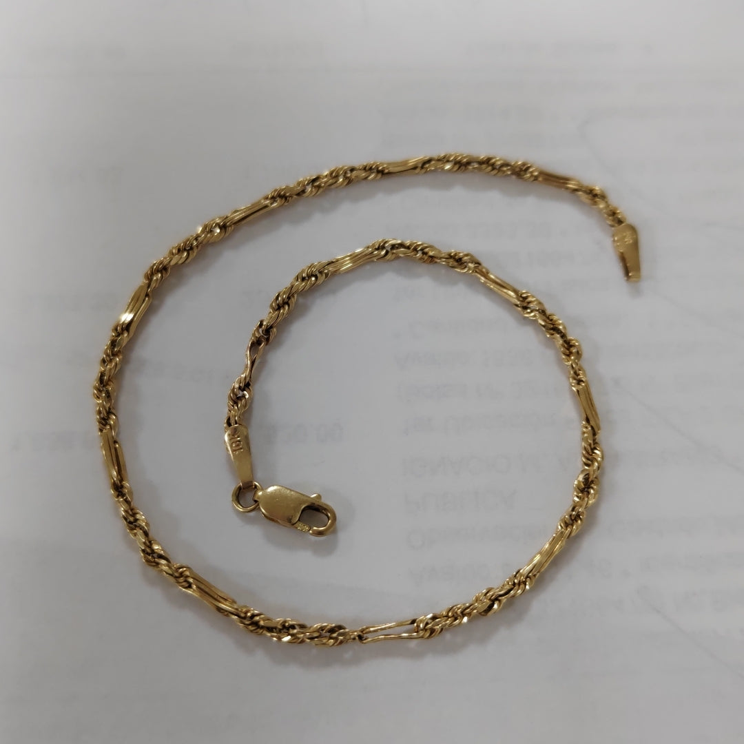 PULSERA ORO 10 K 1.8 GRMS (SEMINUEVO)