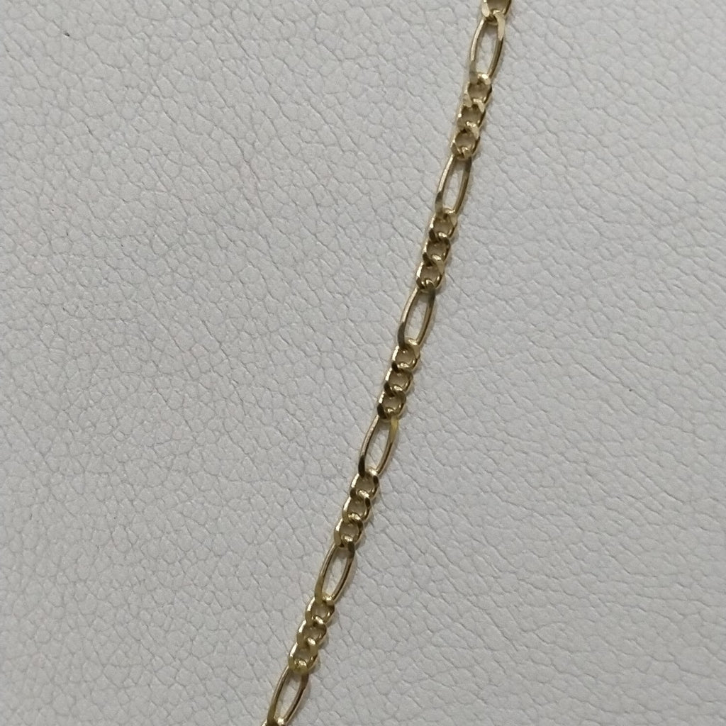 CADENAS TEJIDO 3X1 ORO 14K 55 CM 2.6 GR (NUEVO)
