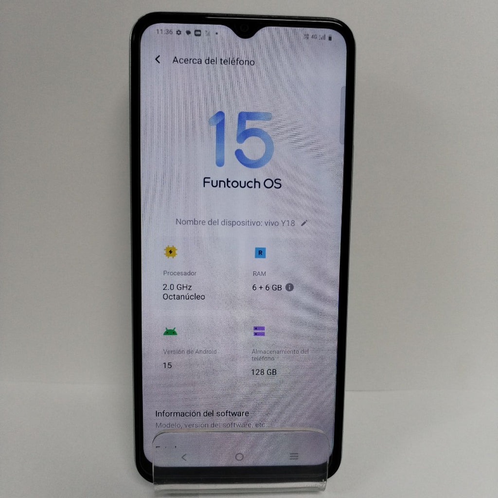 CELULAR VIVO Y18 V2333 128 GB 6 GB (SEMINUEVO)