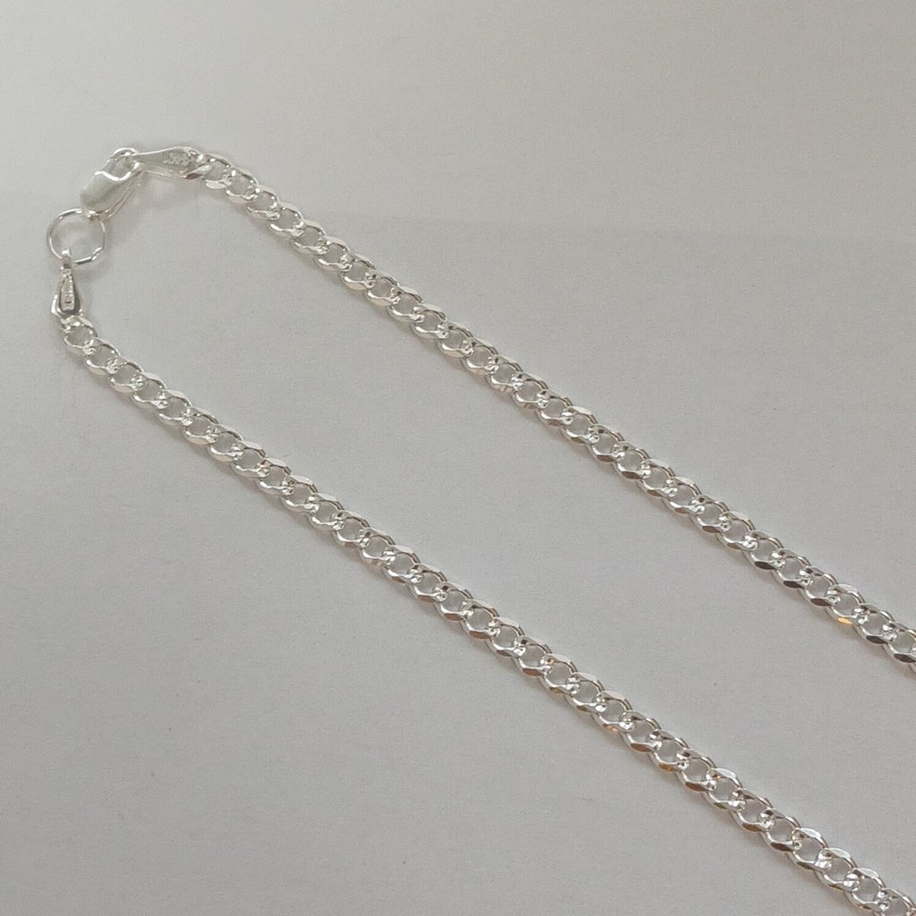 CADENA BARBADA PLATA .925 50 CM 7.02 GR (NUEVO)